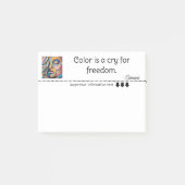 Vibrant Pixel Explosion painting Post-it Klebezettel (Vorderseite)