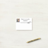 Vibrant Pixel Explosion painting Post-it Klebezettel (Auf Schreibtisch)