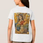 Vibrant Pop Art Cat Portrait Tri-Blend Shirt (Rückseite)