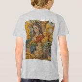 Vibrant Pop Art Cat Portrait Tri-Blend Shirt (Rückseite)