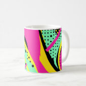 Vibrant Pop Art Mug Kaffeetasse (VorderseiteRechts)