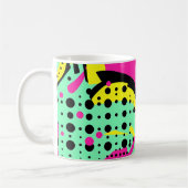 Vibrant Pop Art Mug Kaffeetasse (Links)