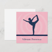 Vibrant Presence Art Card Feiertagskarte (Vorne/Hinten)