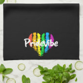 Vibrant PrideVibe Küchentuch (Gefaltet)