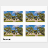 Vibrant Puerta Maya Rechteckiger Aufkleber (Blatt)