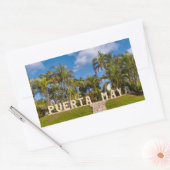 Vibrant Puerta Maya Rechteckiger Aufkleber (Umschlag)