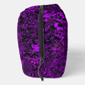 Vibrant Purple Monogram Toiletry Bag Waschbeutel (Rechts)