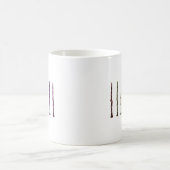 Vibrant Rainbow Clarinet Art Orchestra Band Music Kaffeetasse (Mittel)