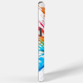 Vibrant Rainbow Paint Splatter Explosion Case-Mate iPhone Hülle (Rückseite / Rechts)