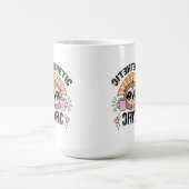 Vibrant Rainbow Paint Splatter Explosion Kaffeetasse (Mittel)