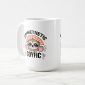Vibrant Rainbow Paint Splatter Explosion Kaffeetasse (Vorderseite Links)