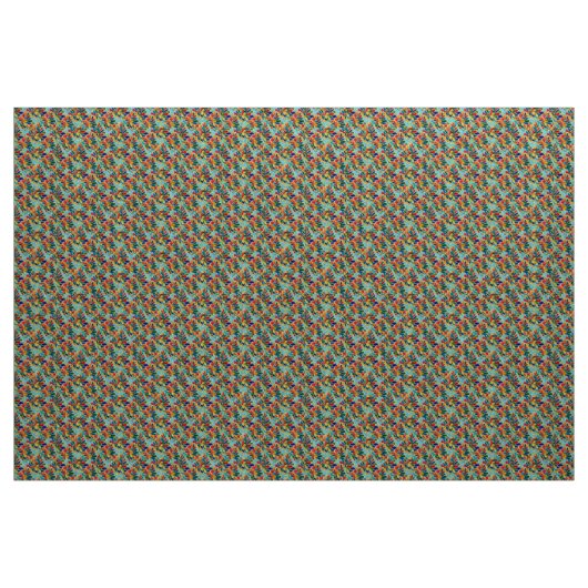 Vibrant Rainbow Petal Bloom Pattern Stoff (Yard (91,4 cm))