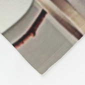 Vibrant Red Yellow Arrangement Design Fleecedecke (Ecke)