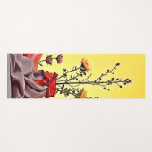 Vibrant Red Yellow Arrangement Design Yogamatte (Vorderseite (Horizontal))