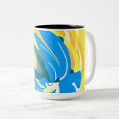 Vibrant Reflections of Empowerment in Design Zweifarbige Tasse (VorderseiteRechts)