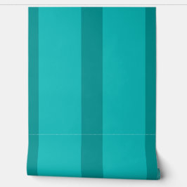 Vibrant Robin Egg Blue Shades in stripes Tapete