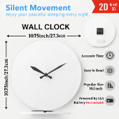 Vibrant rooster in autumn farm scene große wanduhr