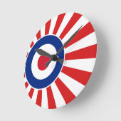Vibrant Roundel Mods JAPAN Target Scooter Runde Wanduhr (Winkel)