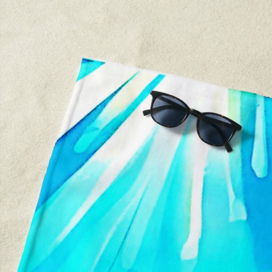 Vibrant Sea Turtle Dreamscape Strandtuch (Beispiel)