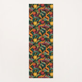 Vibrant Seamless Pattern with Snakes and Apples Yogamatte (Vorderseite)