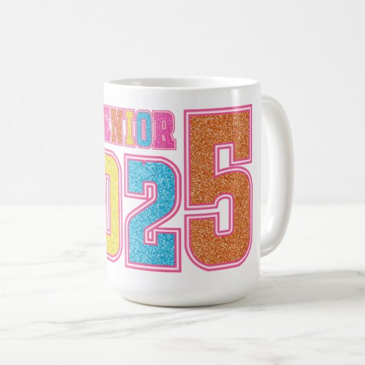 Vibrant Senior 2025 Kaffeetasse (VorderseiteRechts)