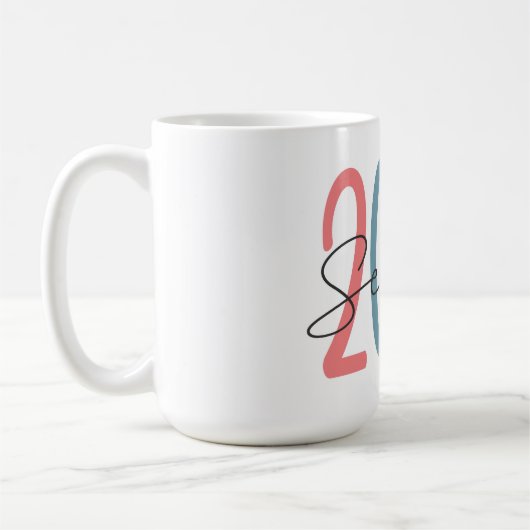 Vibrant Senior 2025 Kaffeetasse (Links)