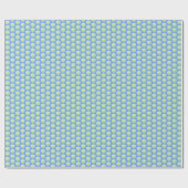 Vibrant Shell (Green and Blue) Wrapping Paper Geschenkpapier (Flach)