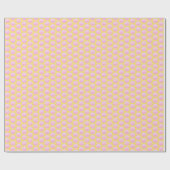 Vibrant Shell (Yellow and Pink) Wrapping Paper Geschenkpapier (Flach)