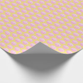 Vibrant Shell (Yellow and Pink) Wrapping Paper Geschenkpapier (Ecke)