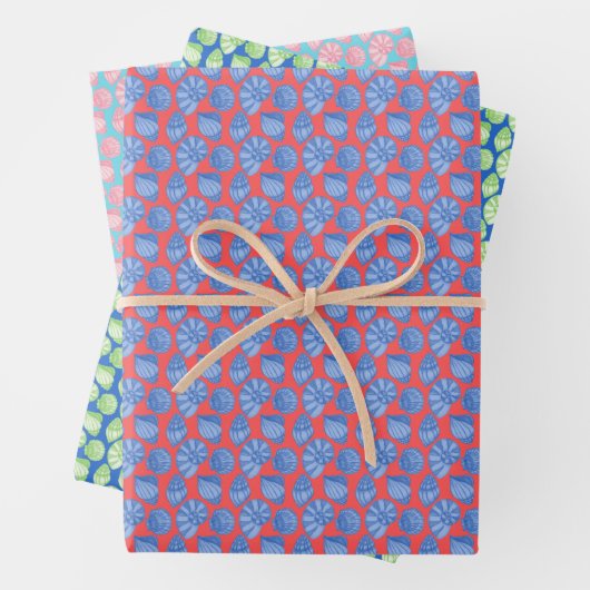 Vibrant Shells Geschenkpapier Set (Beispiel)