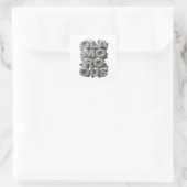 Vibrant Silver GLAMOURÖS Sticker Motiv (Tasche)
