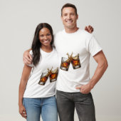 Vibrant Silver WHISKY SPLASH T-Shirt (Unisex)