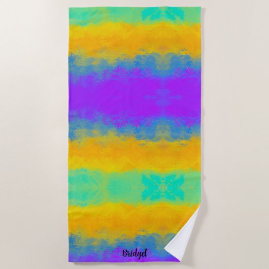 Vibrant Sky Strandtuch (Vorderseite)