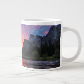 Vibrant Sky | Yosemite Valley Jumbo-Tasse (Rechts)