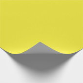 Vibrant Solid Yellow Background Geschenkpapier (Ecke)