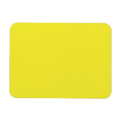 Vibrant Solid Yellow Background  Magnet (Horizontal)