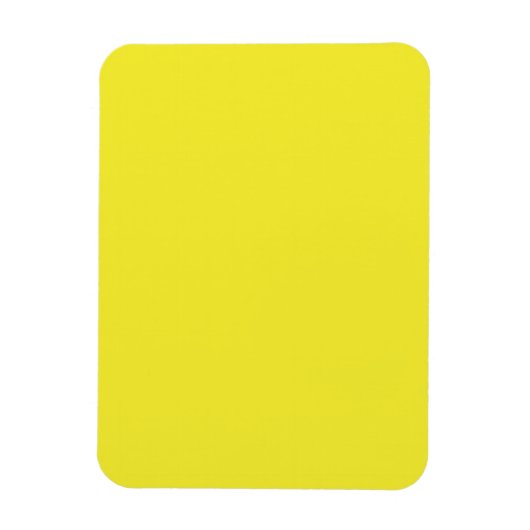 Vibrant Solid Yellow Background  Magnet (Vertikal)