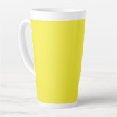 Vibrant Solid Yellow Background  Milchtasse (Linke Ecke)