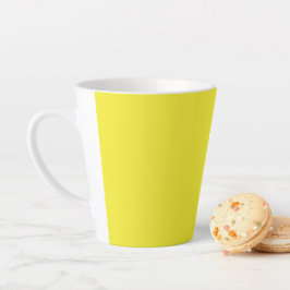 Vibrant Solid Yellow Background  Milchtasse