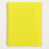 Vibrant Solid Yellow Background  Planer (Vorderseite)