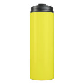 Vibrant Solid Yellow Background  Thermosbecher (Vorderseite)