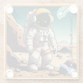 "Vibrant Space Trek" Glasuntersetzer (Rückseite)