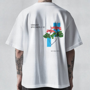 Vibrant Specimen - Deconstructed Hibiscus Vaporwav T-Shirt