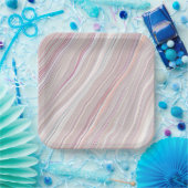 Vibrant Square Paper Plate für Summer BQs Pappteller (Party)