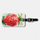 Vibrant Strawberry Gepäckanhänger (Vorderseite horizontal)