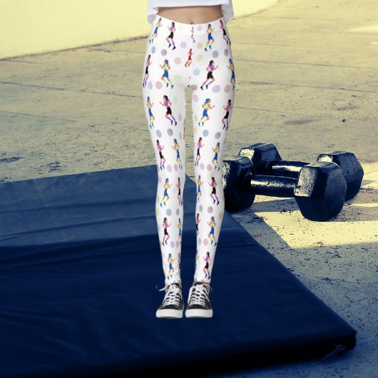 "Vibrant Stride women Girls Leggings" Leggings