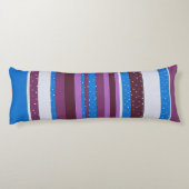 Vibrant Striped Pattern Background Seitenschläferkissen (Rückseite)