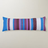 Vibrant Striped Pattern Background Seitenschläferkissen (Vorderseite)