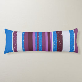 Vibrant Striped Pattern Background Seitenschläferkissen