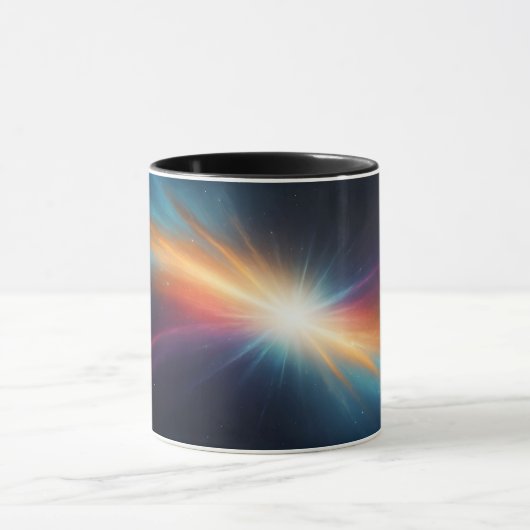 Vibrant Supernova Cosmic Space Explosion Abstract Tasse (Zentrum)
